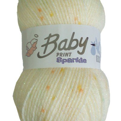 Baby Spot Prints Sparkle DK 100g Knitting Wool Sales
