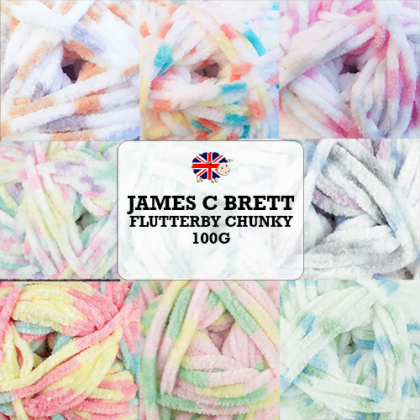 James C Brett - Flutterby Chunky 100g