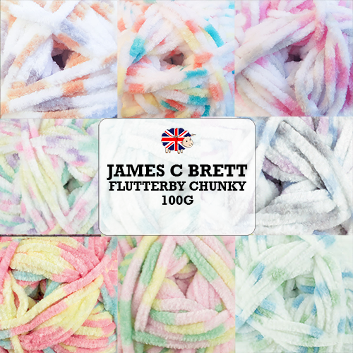 Image of new James C Brett Flutterby Chunky yarn