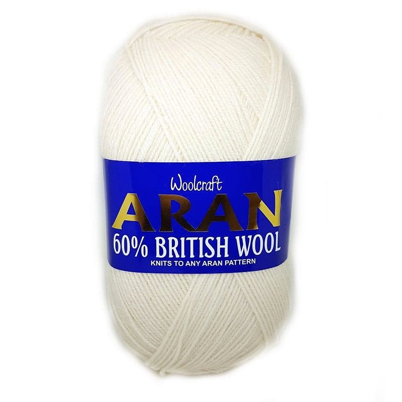 Images of new Woolcraft Aran 60% british wool yarn