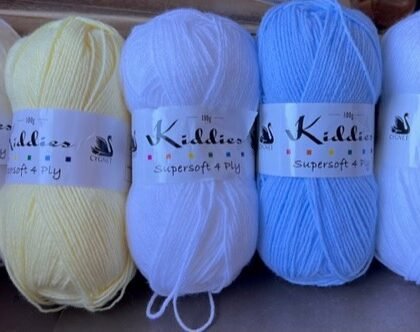 Auction Lot 5 - Cygnet Kiddies Supersoft 4Ply 500g