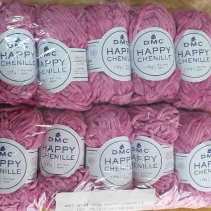 DMC Happy Chenille 10 x 15g Shade 24 Raspberry