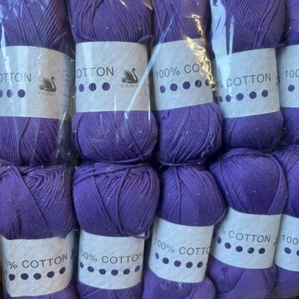 Cygnet 100% Cotton dk 10 x 100g Smokey Purple