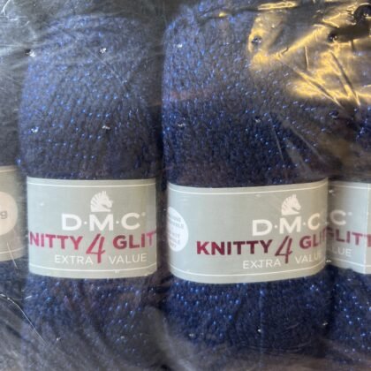 DMC knitty 4 glitter DK 10 x 50g