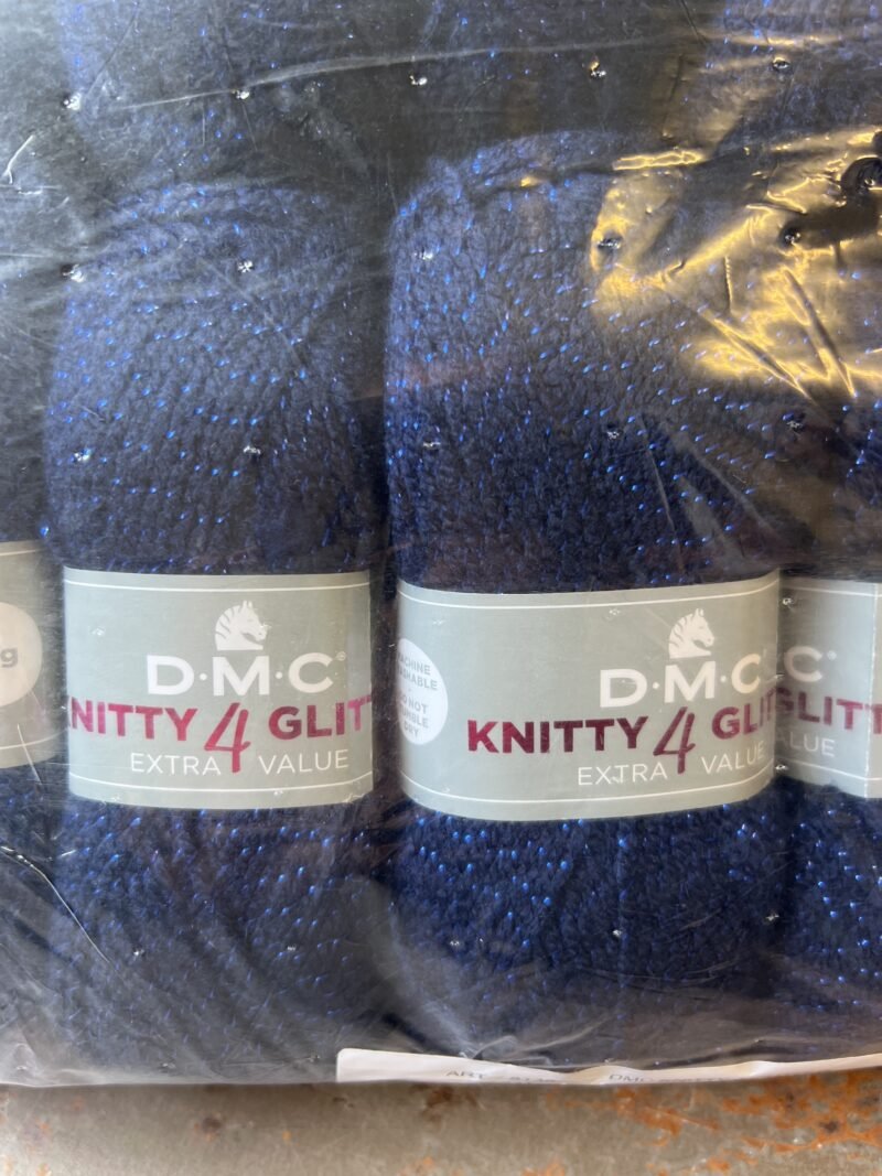 DMC knitty 4 glitter DK 10 x 50g