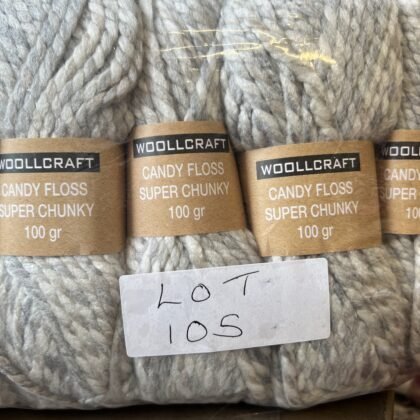 Lot 105 woolcraft candy floss super chunky stormy twist 5 x 100g