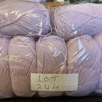 Lot 244 Rowan Pure Wool Superwash dk 7 x 50g soft pink