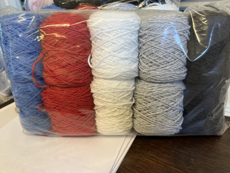 Lot 249 Mixed fibres Coloured 10 x 50g
