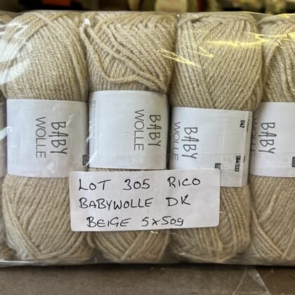 Lot 305 Rico Babywolle DK 5 x 50g Beige