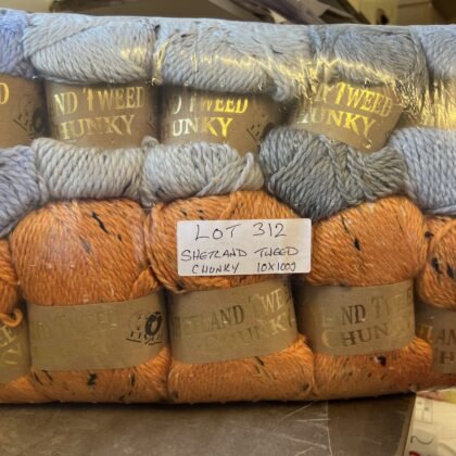 Lot 312 Shetland Tweed chunky 10 x 100g
