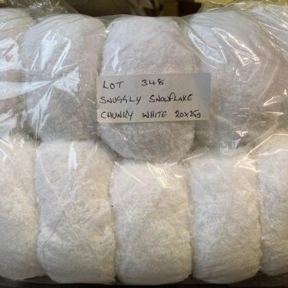 Lot 348 sirdar snuggly snowflake chunky white 20 x 25g