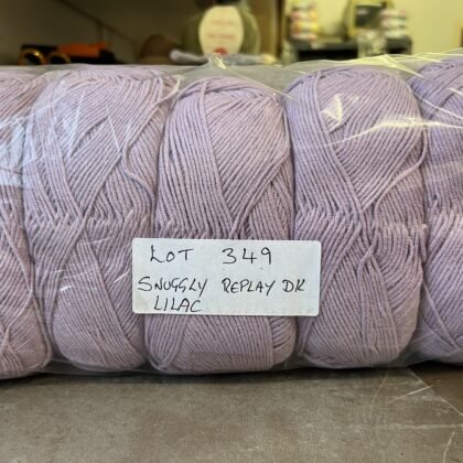 Lot 349 snuggly replay 5 x 100g lilac