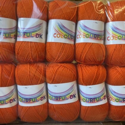 10 x 100g Colourful DK Orange Peel