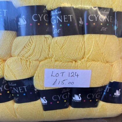 Cygnet deluxe DK 10 x 100g Daffodil shade
