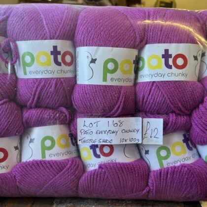 Lot 168 cygnet Pato chunky 10 x 100g Thistle shade