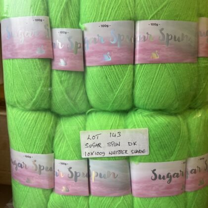 Knitting Wool Sales | We aim to be the cheapest 11 Lot 143 cygnet sugar spun dk 10 x 100g whisper shade