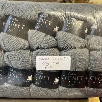 Cygnet deluxe DK grey mix 10 x 100g