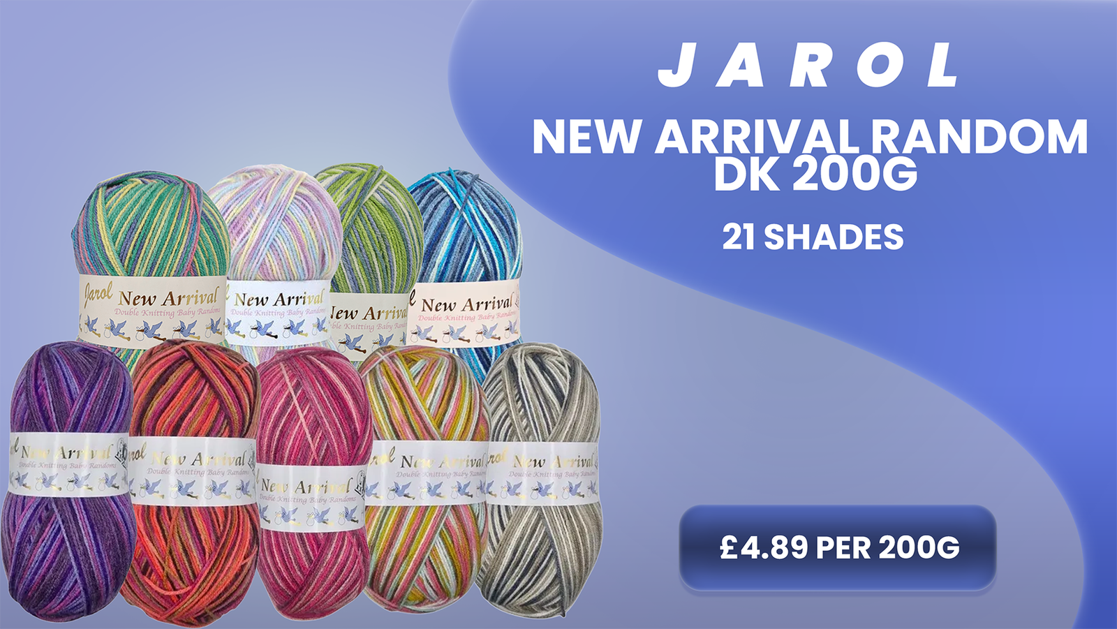 Jarol - New Arrival Random DK 200g