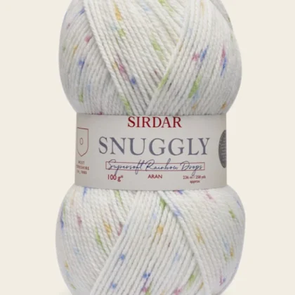 Sirdar Supersoft Aran Rainbow Drops - Love Heart shade