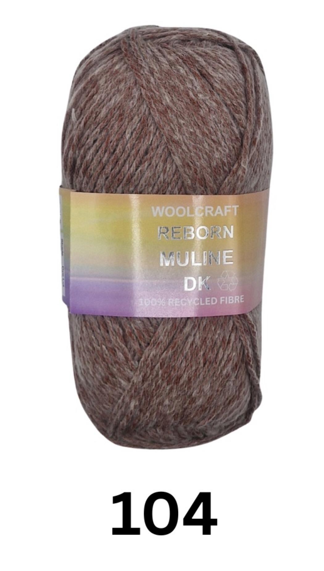 Woolcraft Reborn Muline Dk 100g 1 Woolcraft Reborn Muline Dk 100g