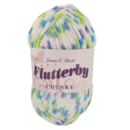 Knitting Wool Sales | We aim to be the cheapest 11 James C Brett Flutterby Chunky Chenille 100g