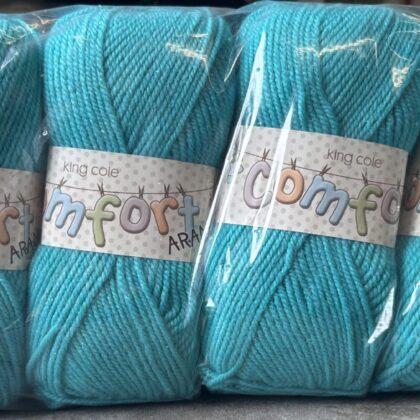 Knitting Wool Sales | We aim to be the cheapest 12 King Cole comfort Aran 6 x 100g Jade shade