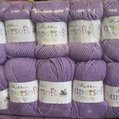 Knitting Wool Sales | We aim to be the cheapest 10 10 x 100g Cygnet kiddies super soft chunky violet shade