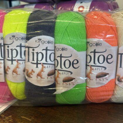 Knitting Wool Sales | We aim to be the cheapest 14 6 x 100g King Cole tiptoe 4ply
