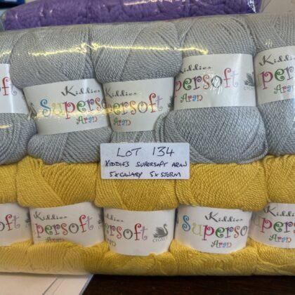 Knitting Wool Sales | We aim to be the cheapest 13 Lot 134 kiddies super soft Aran