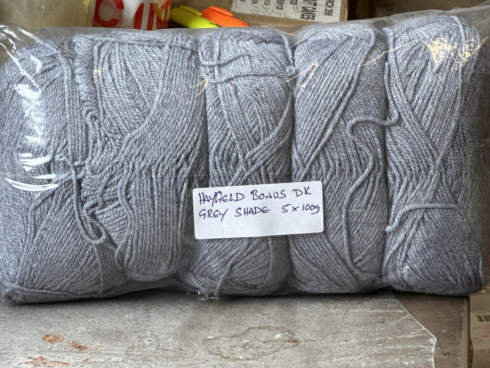 500g Hayfield Bonus Dk Grey shade 1 500g Hayfield Bonus Dk Grey shade