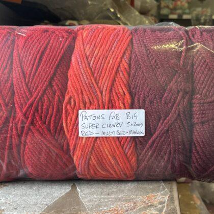 Patons Fab Big Super Chunky 5 x 200g