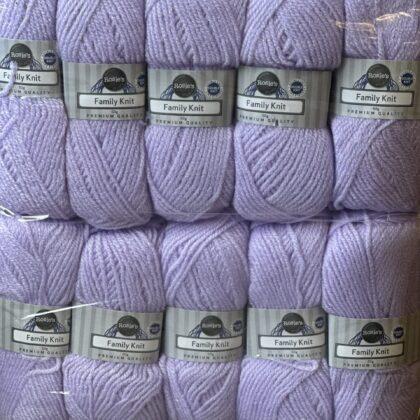 Rosie’s Family knit Dk Lilac 10 x 50g
