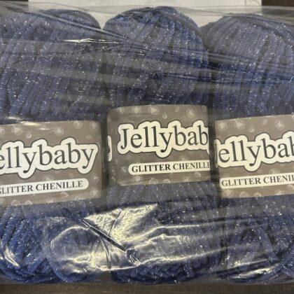 Knitting Wool Sales | We aim to be the cheapest 12 Cygnet Jellybaby Glitter Chenille 5 x 100g Starry Night shade